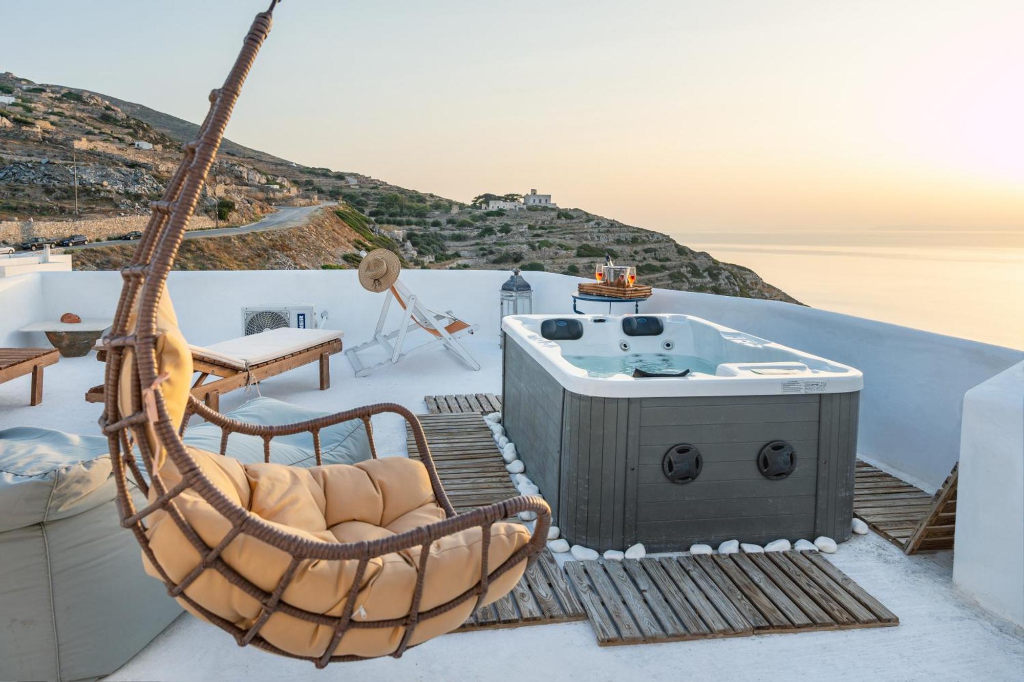 Paros - Sikinos Sunset Apartment Bagian luar foto